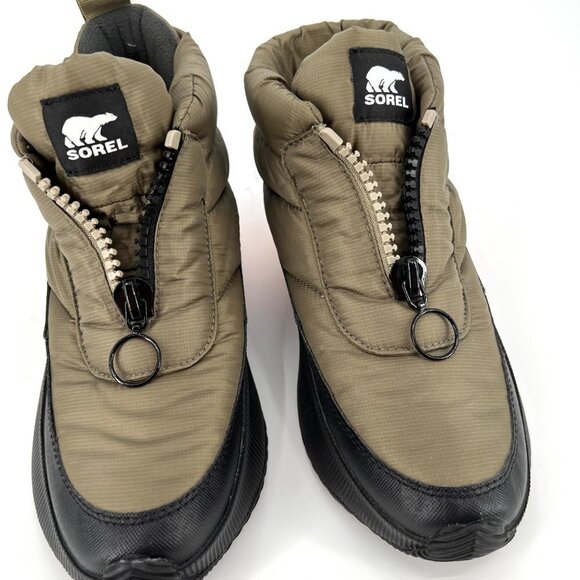 SOREL Out N About III Puffy Women's Boots Sage / Black Size 10‎ - Picture 6 of 9